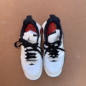 Nike Kids White and Black Sneakers